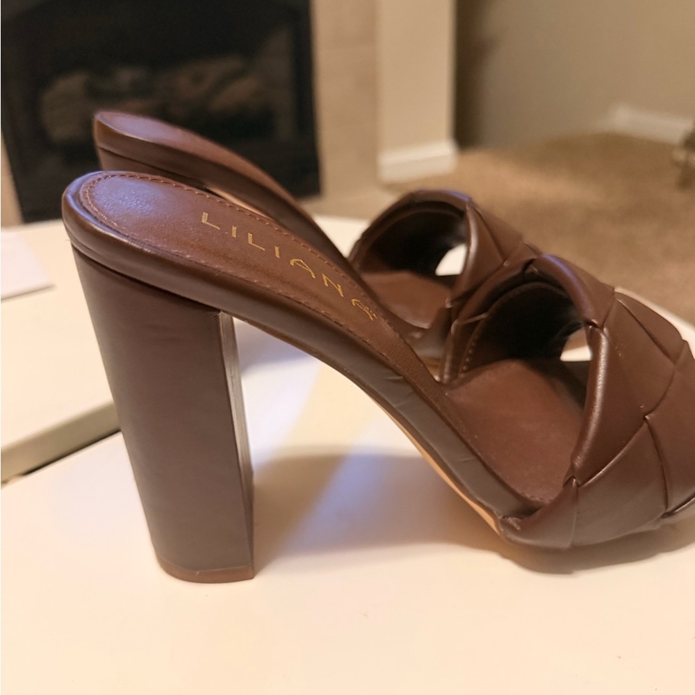 Liliana Chocolate Brown Heeled Sandals